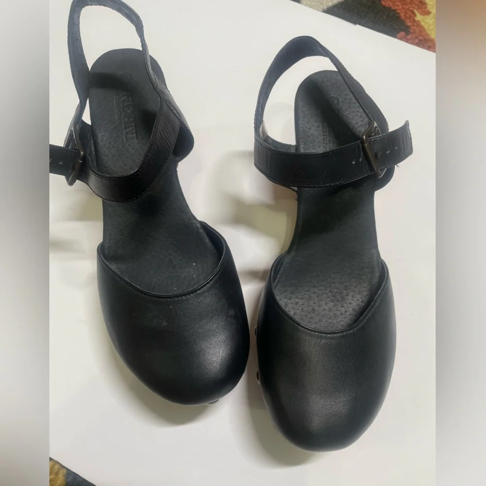 Cordani Black Clogs 9.5 - Picture 10 of 13